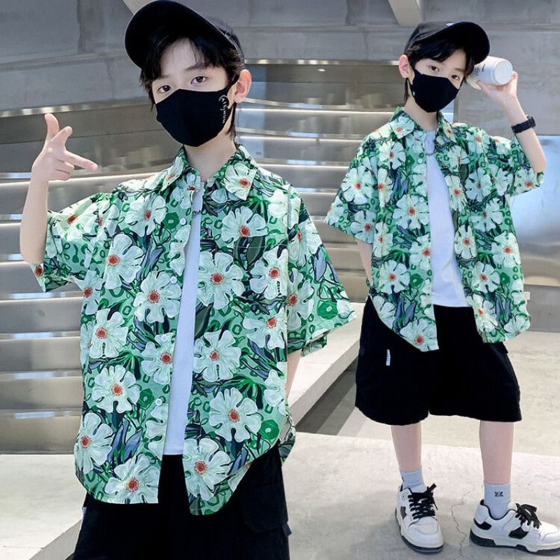 Boys' Floral Shirt Summer Set  - Resort Shirt Floral recensie en prijs