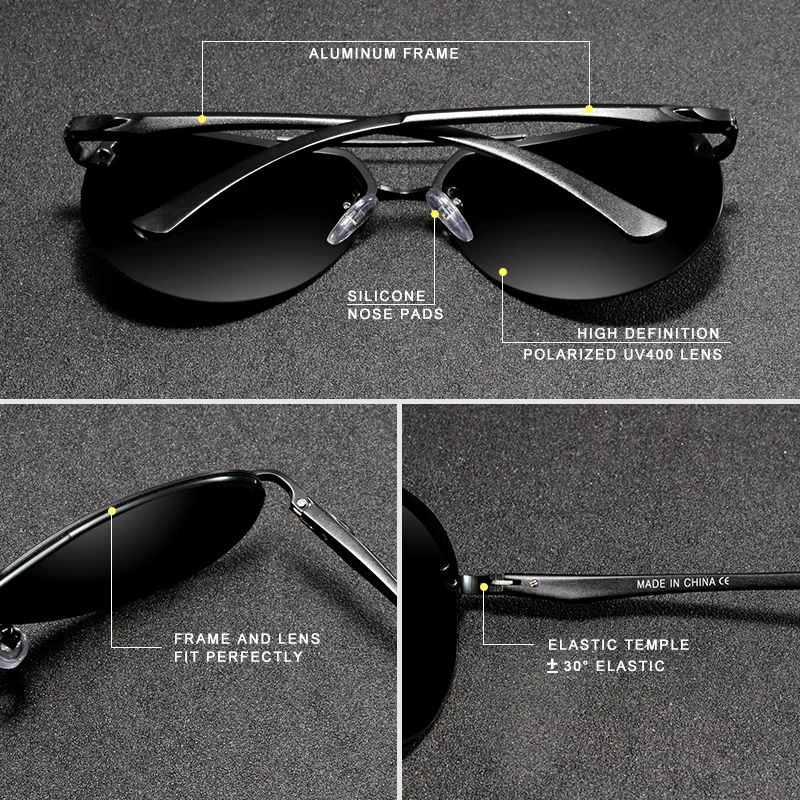 KINGSEVEN  Rimless Pilot Sungl - Sunglasses Aviator Polarized recensie en prijs