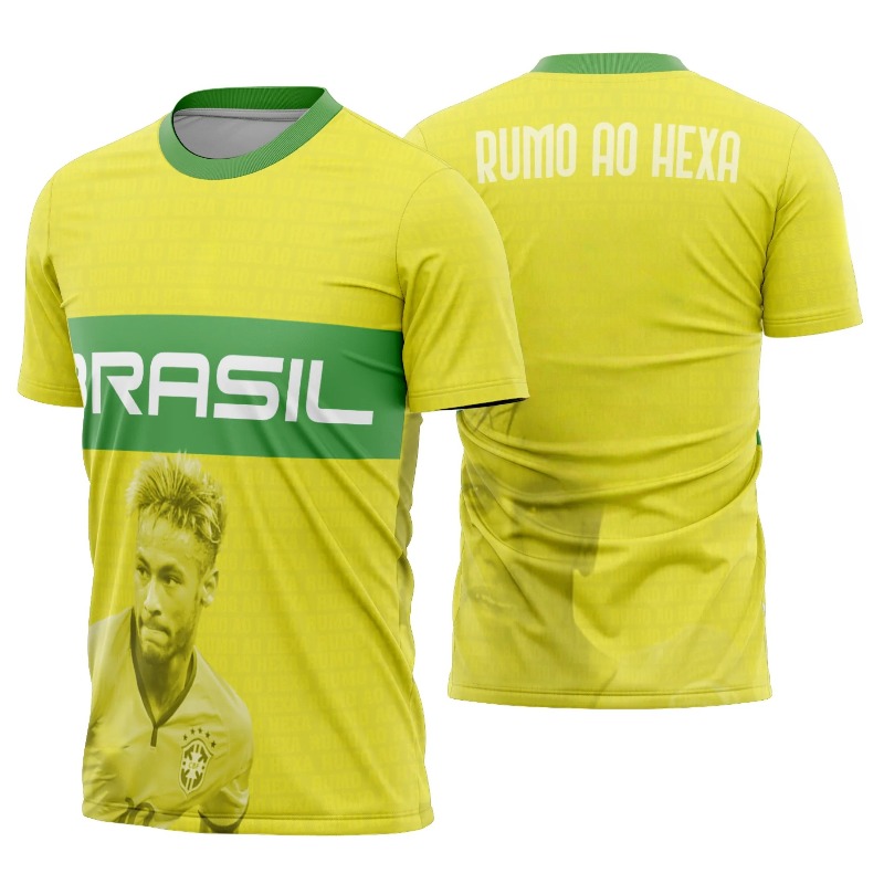 Summer Brazil Neymar No.10 Gra - Tee Graphic Print recensie en prijs
