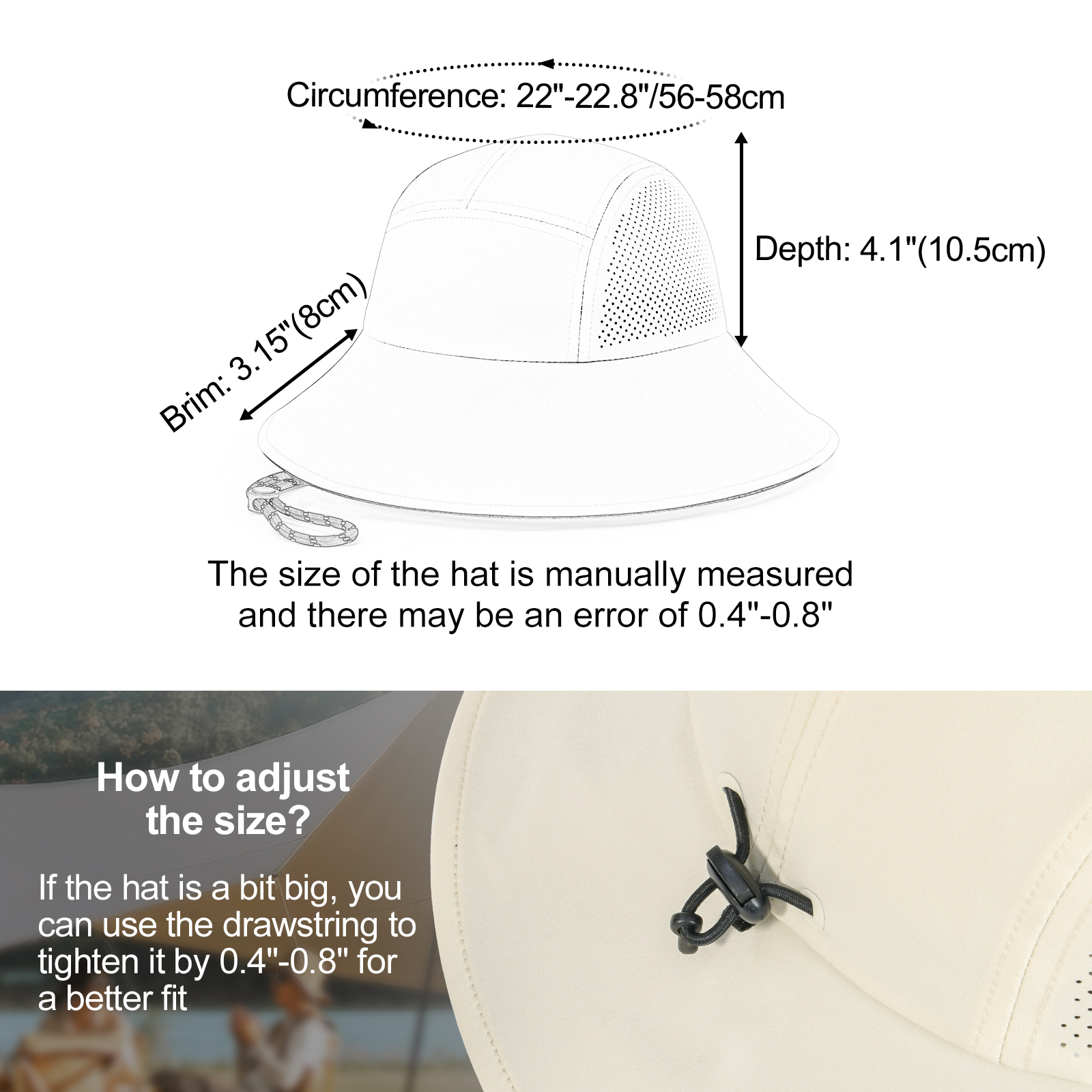 FEINION Women's Lightweight Su - Packable Hat Nylon recensie en prijs