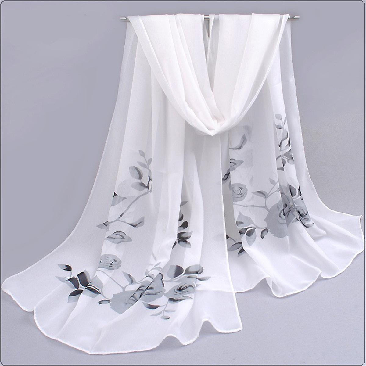 1pcs Chiffon Scarf Simple Eleg - Beach Towel Large recensie en prijs
