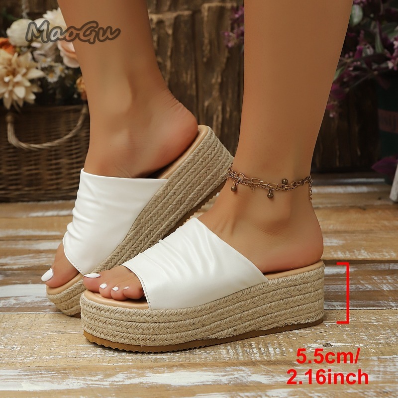 Women's Ruched Espadrille Wedg - Espadrille Slip On recensie en prijs