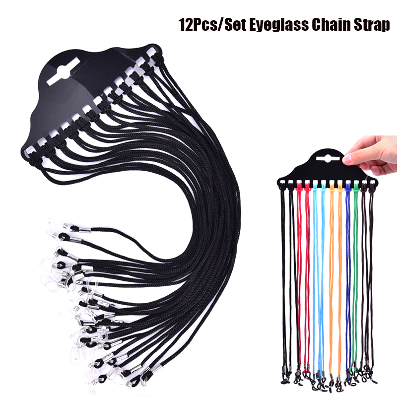 12Pcs/Set Multicolor Sunglasse - Sunglass Retainer Cord recensie en prijs