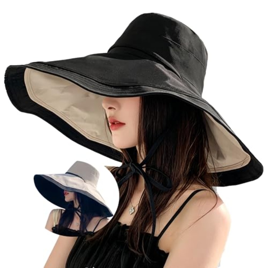 Extra Wide-Brim Sun Hats Women - Packable Hat Nylon recensie en prijs