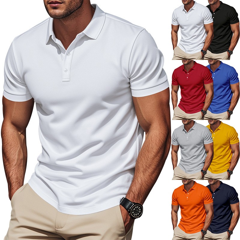 Casual Slim Fit Shirt Short Sl - Polo Shirt Pique recensie en prijs