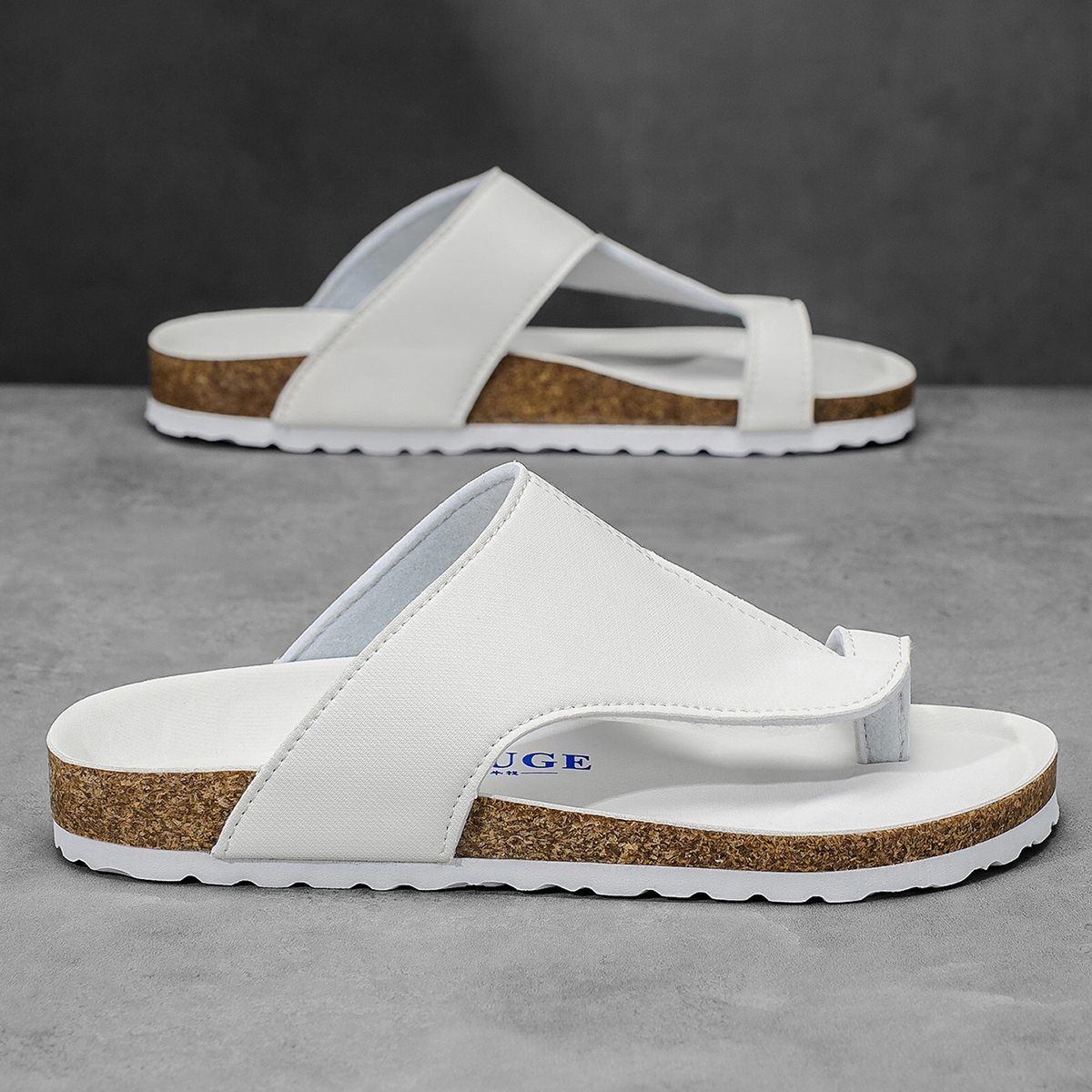 Big Size 48 49 Cork Slippers M - Flip Flop Leather Men recensie en prijs