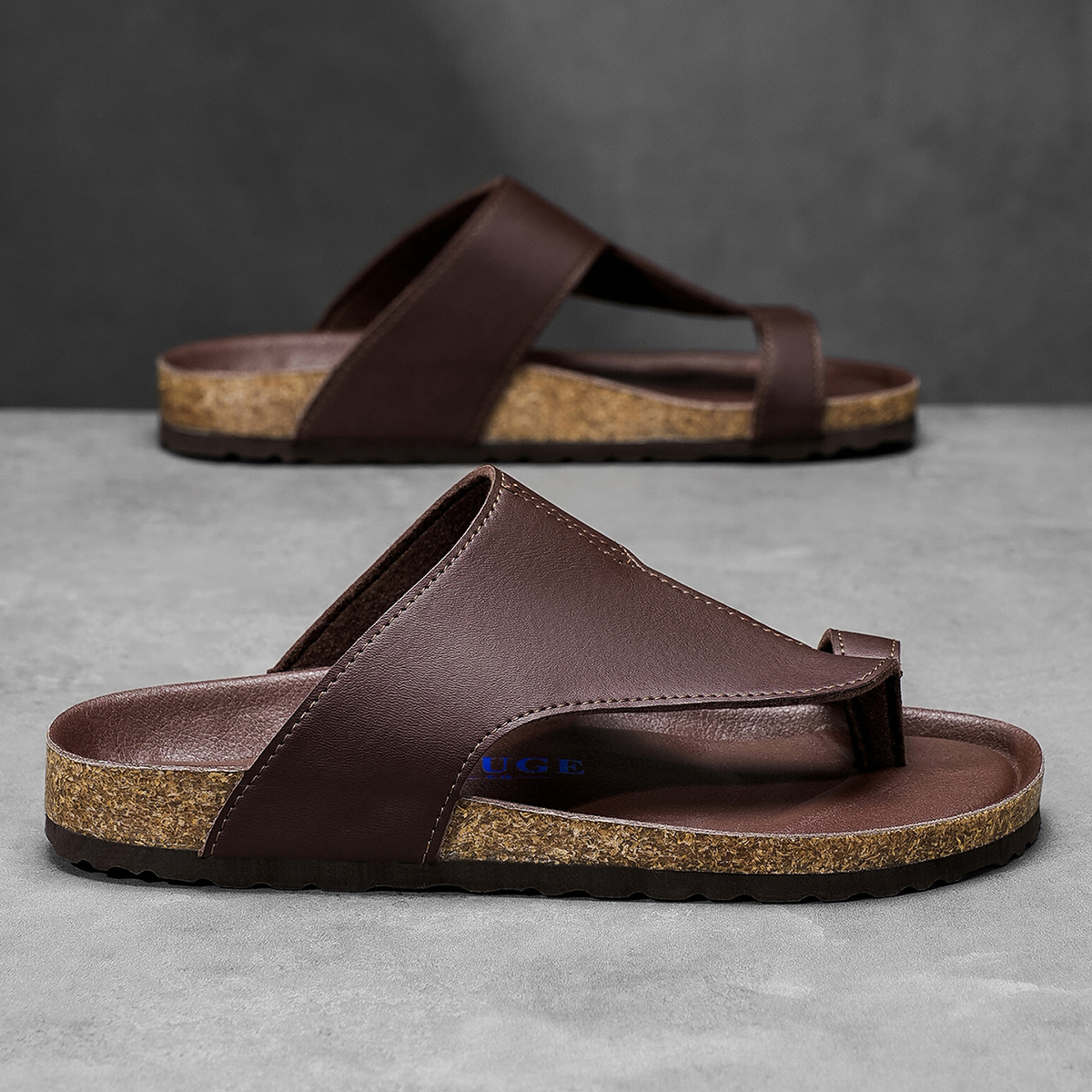 Big Size 48 49 Cork Slippers M - Flip Flop Leather Men recensie en prijs