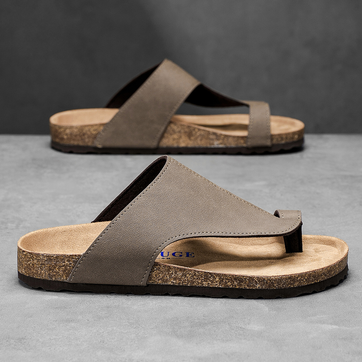 Big Size 48 49 Cork Slippers M - Flip Flop Leather Men recensie en prijs