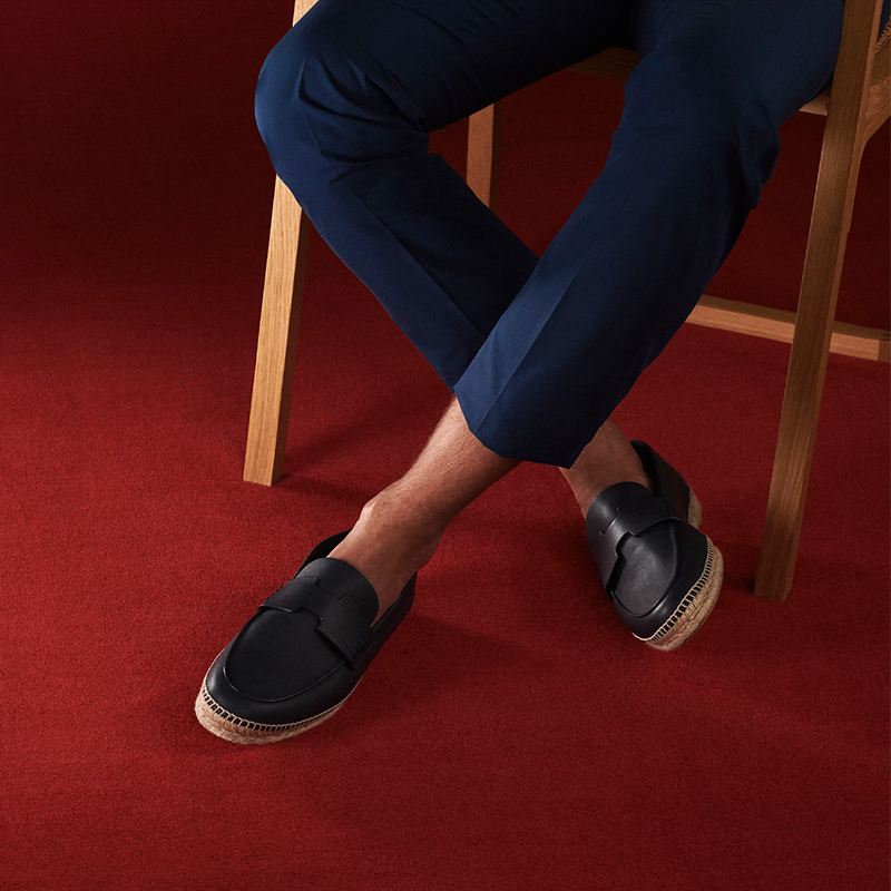 Piegitar Black Genuine Leather - Espadrille Slip On recensie en prijs