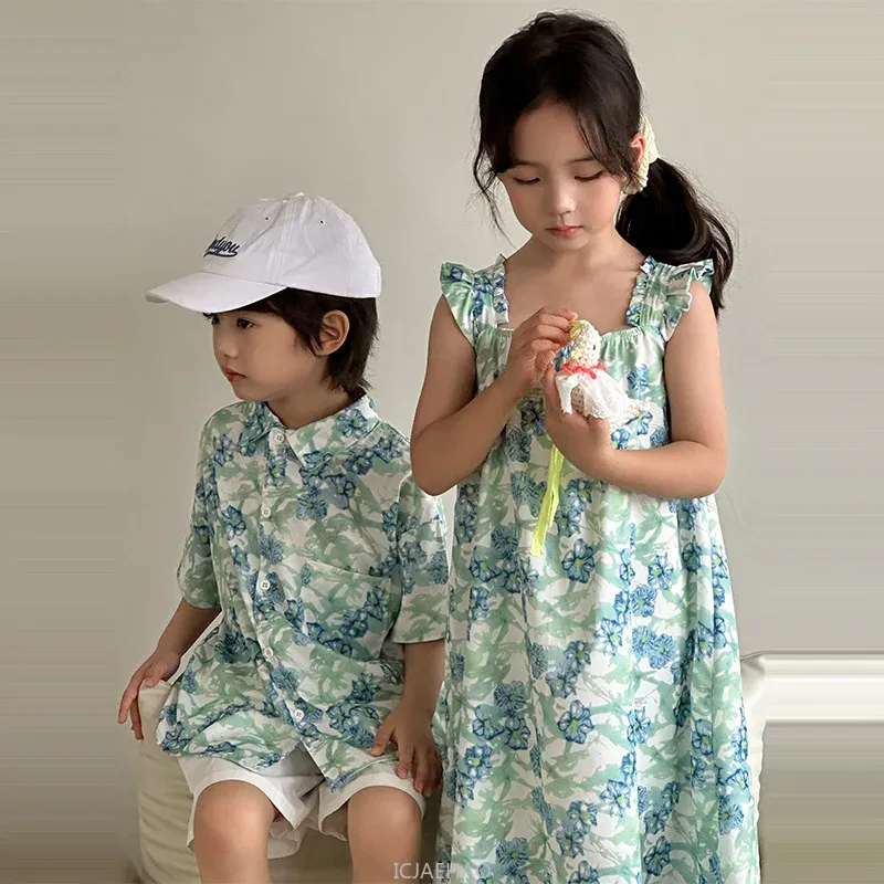 Look Boys Shirts Korean Childr - Resort Shirt Floral recensie en prijs