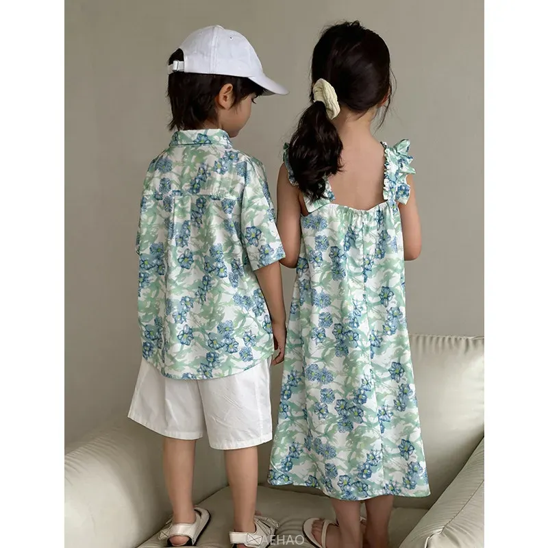 Look Boys Shirts Korean Childr - Resort Shirt Floral recensie en prijs