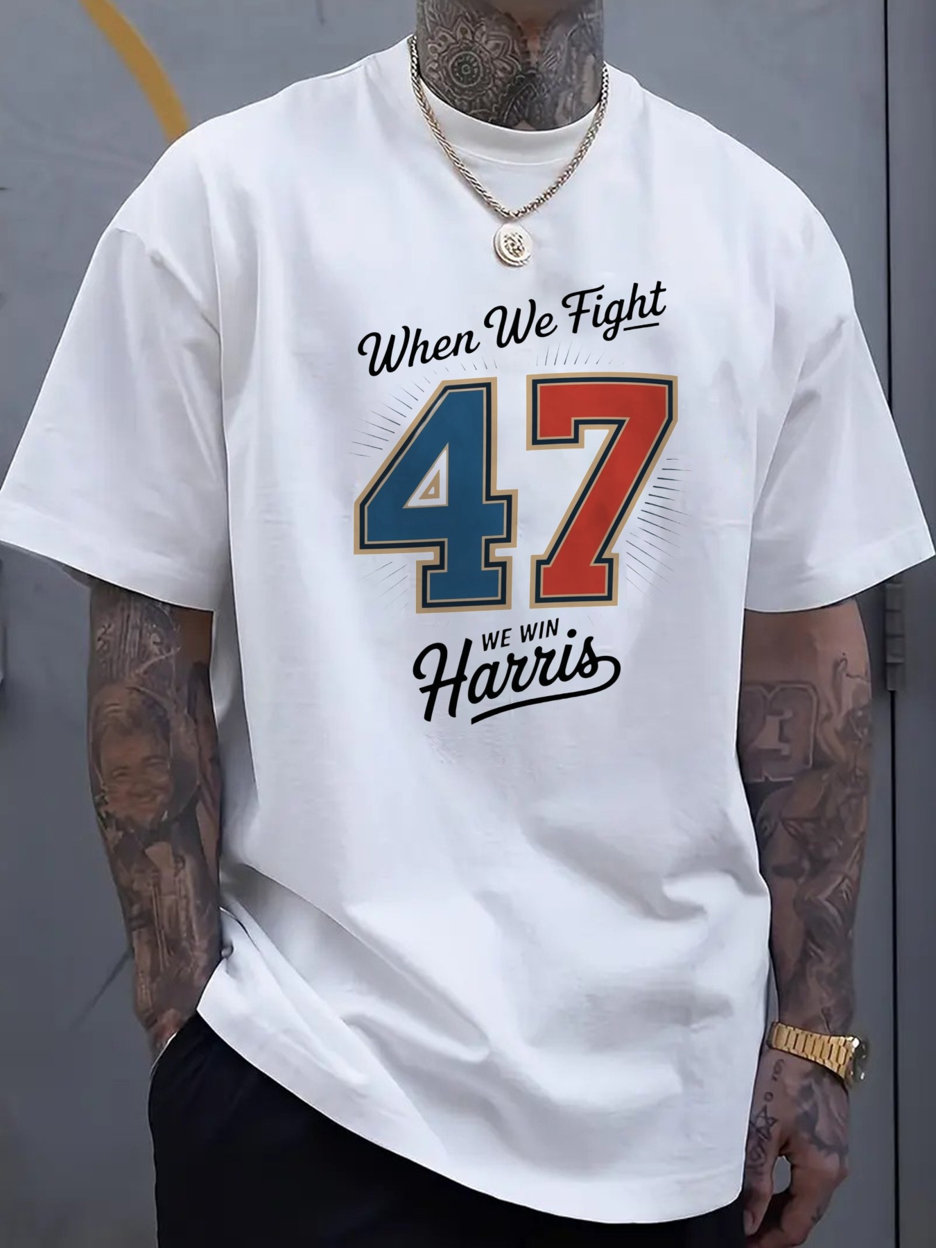 100% Cotton Men's T-shirt grap - Tee Graphic Print recensie en prijs