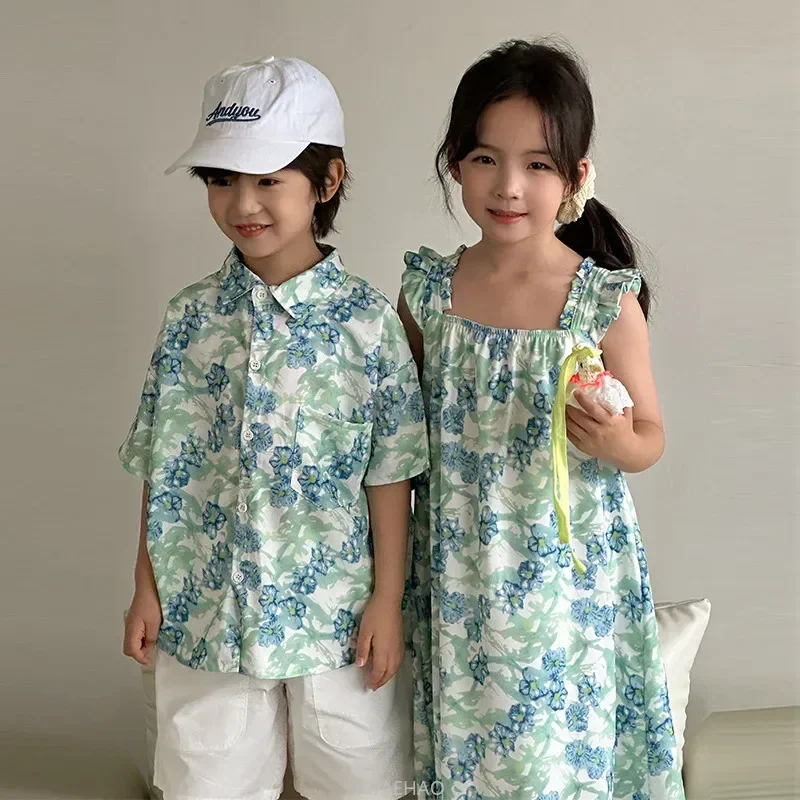 Look Boys Shirts Korean Childr - Resort Shirt Floral recensie en prijs