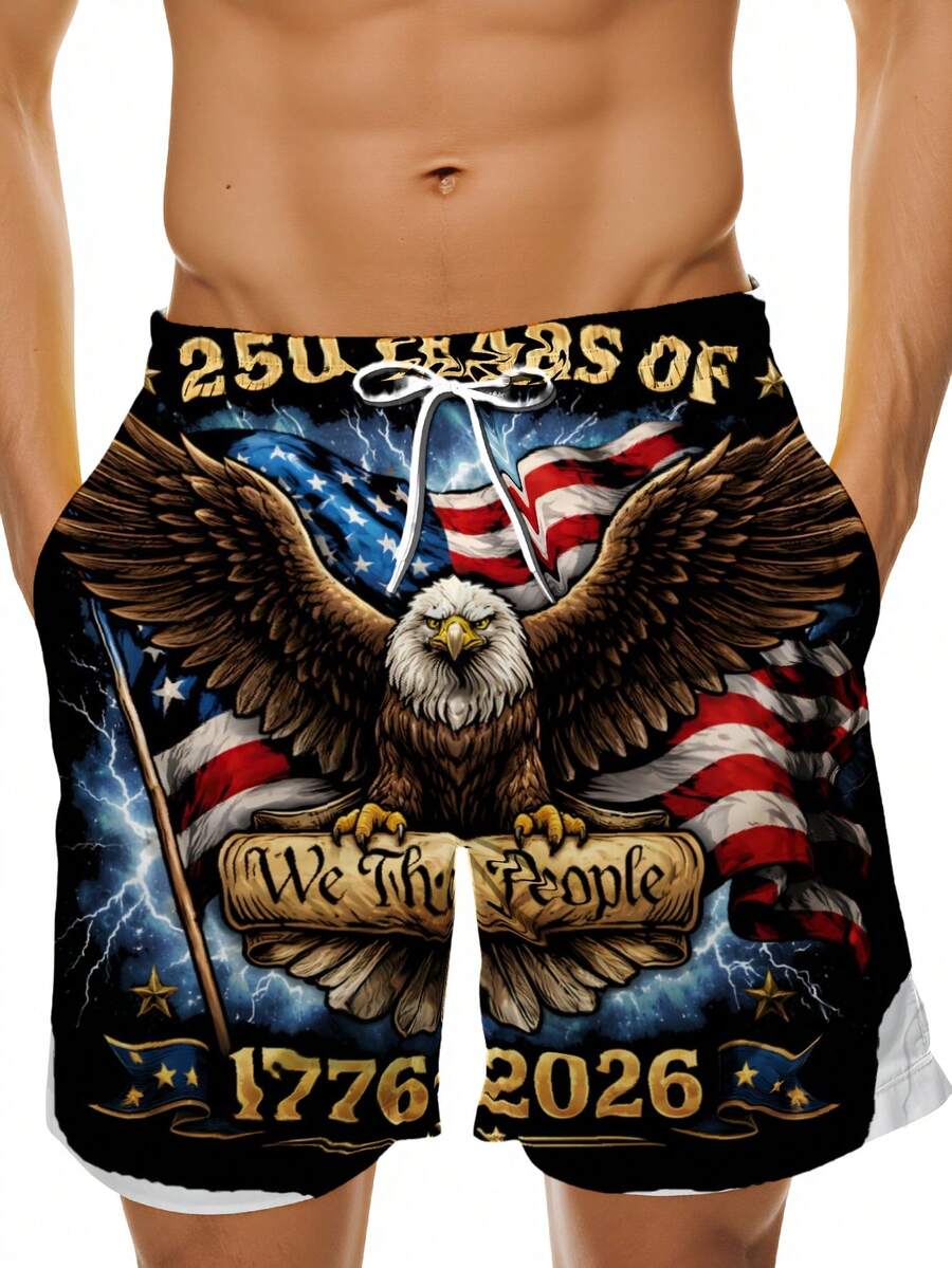 Patriotic Swim Trunks Men Beac - Swim Trunk Quick Dry recensie en prijs