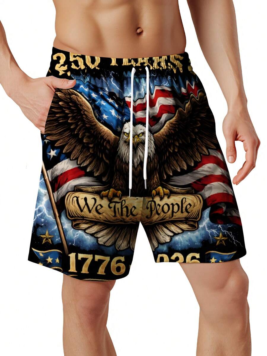 Patriotic Swim Trunks Men Beac - Swim Trunk Quick Dry recensie en prijs
