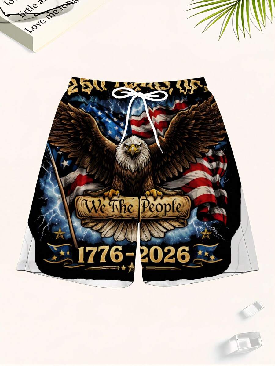 Patriotic Swim Trunks Men Beac - Swim Trunk Quick Dry recensie en prijs