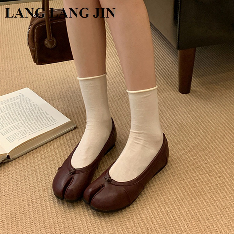 Spring Split Toe Women Ballet  - Espadrille Slip On recensie en prijs