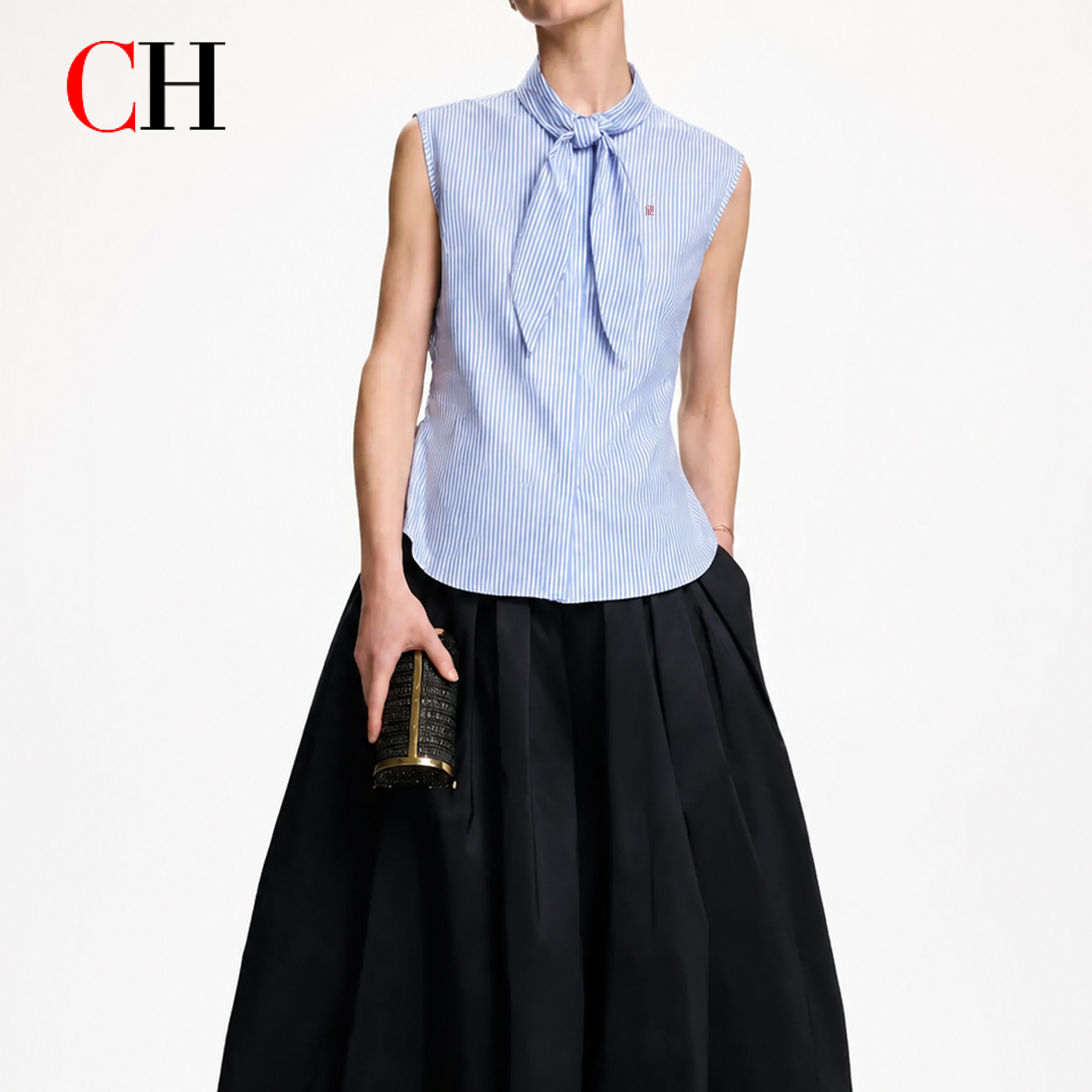 CH Embroidered Sleeveless Shir - Shirt Camp Collar recensie en prijs