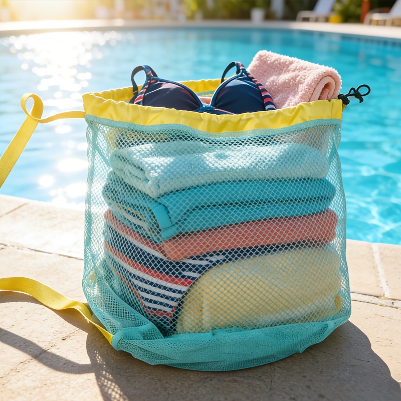 Extra Large Drawstring Mesh Cr - Beach Towel Large recensie en prijs