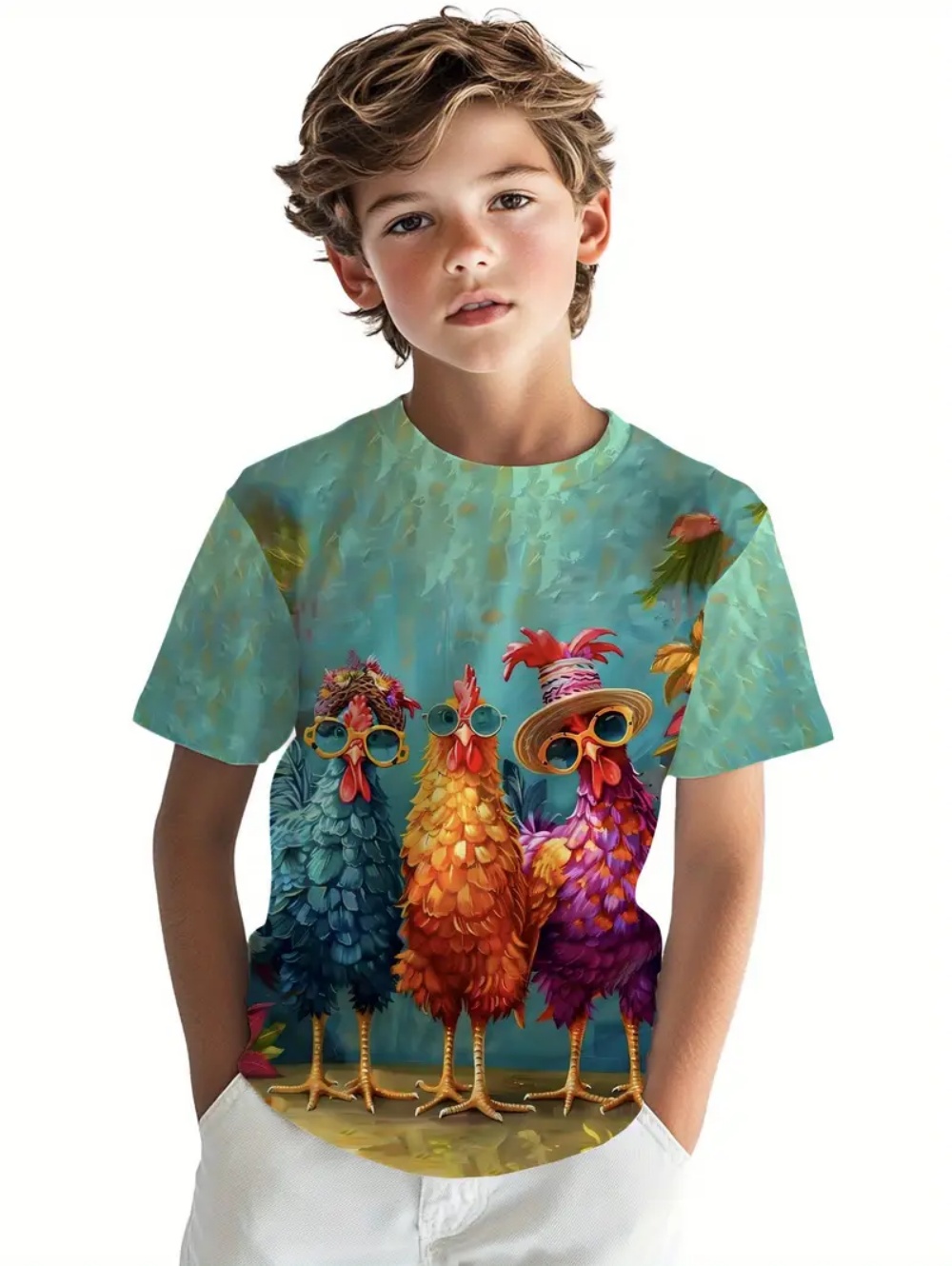 Kids' Tropical Macaw Parrots B - Tee Graphic Print recensie en prijs