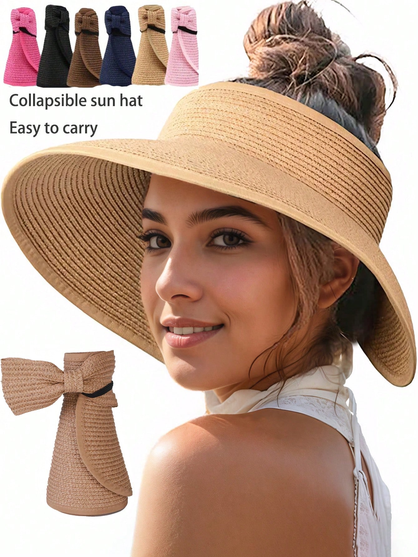 Sun Visor Hats For Women Wide  - Packable Hat Nylon recensie en prijs