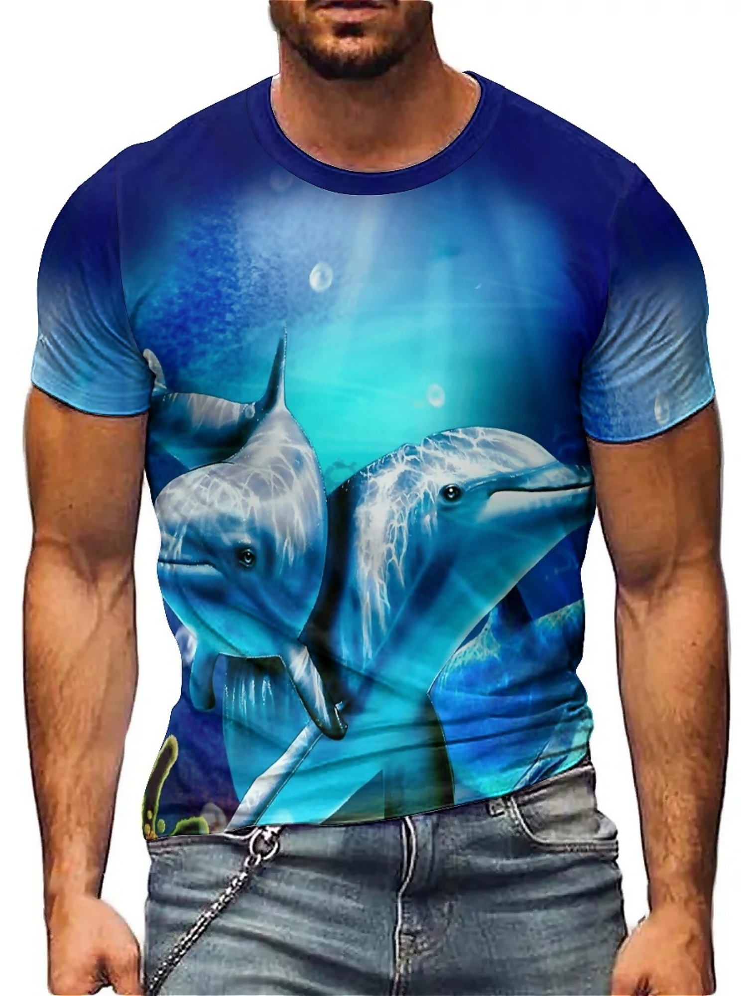Men'S Ocean Animal Dolphin Pri - Tee Graphic Print recensie en prijs