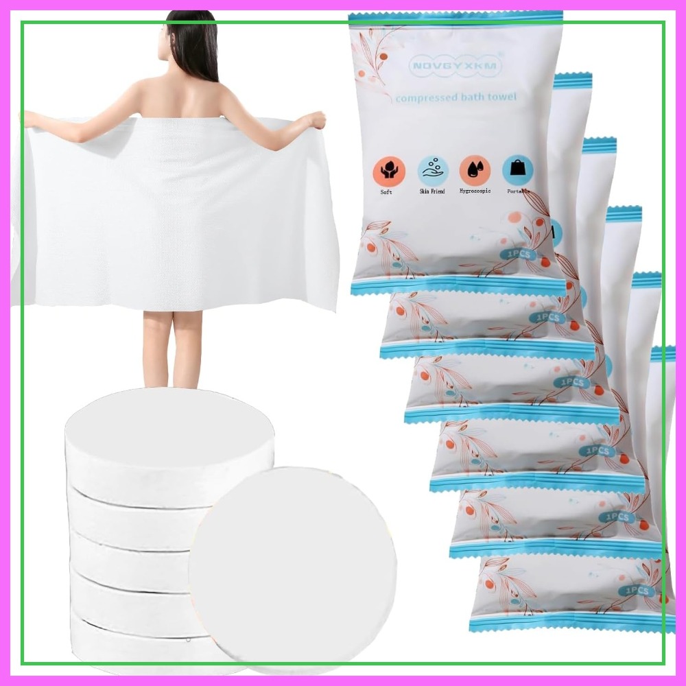 6 Packs Large Compressed Towel - Beach Towel Large recensie en prijs
