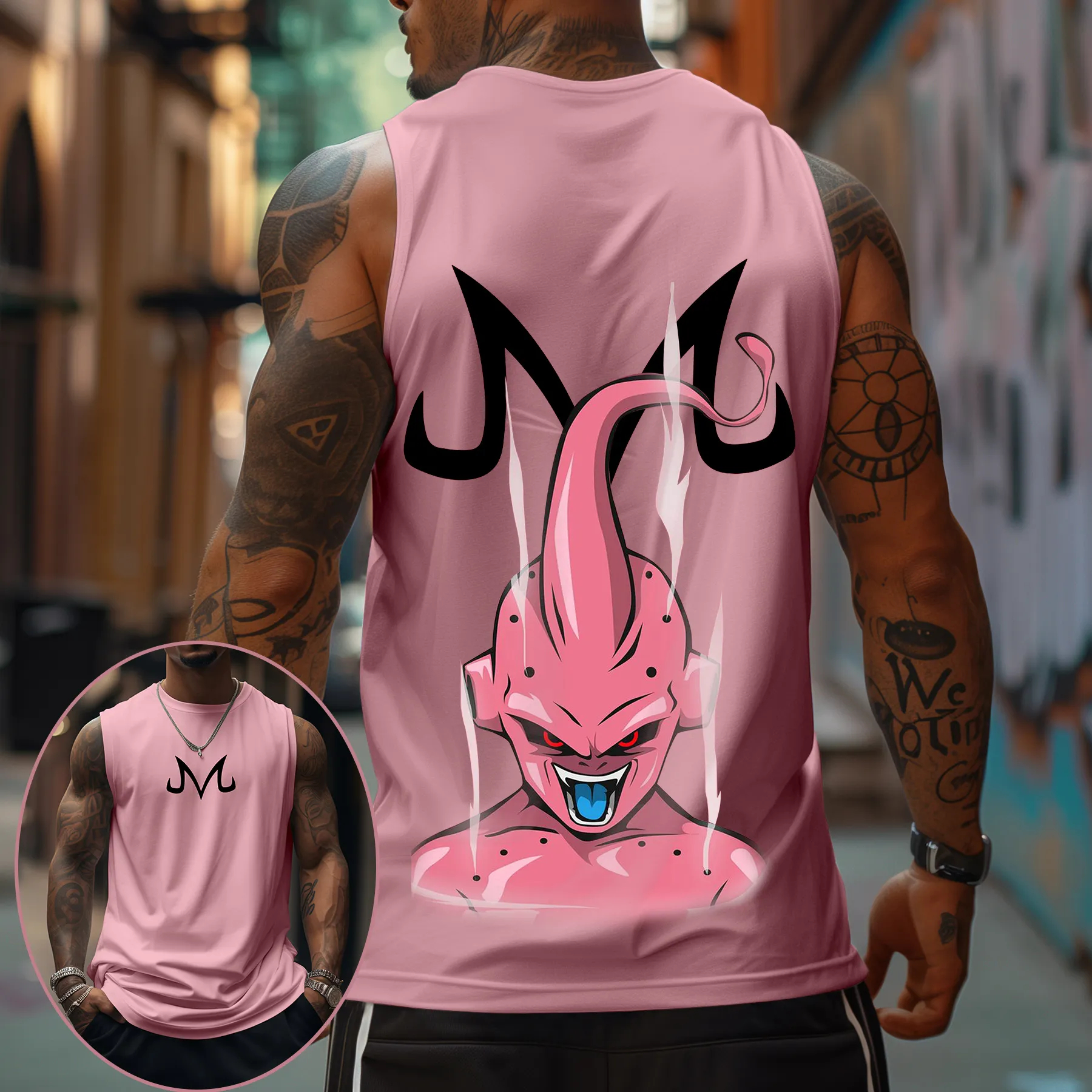 Majin Buu Dragon Ball Anime Pr - Tank Top Muscle recensie en prijs