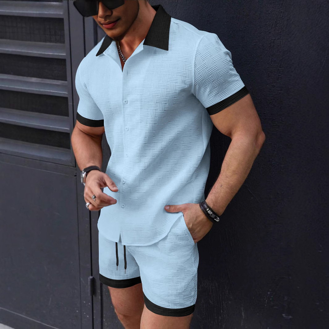 Matching Sets Trend Men Suit   - Short Linen Drawstring recensie en prijs