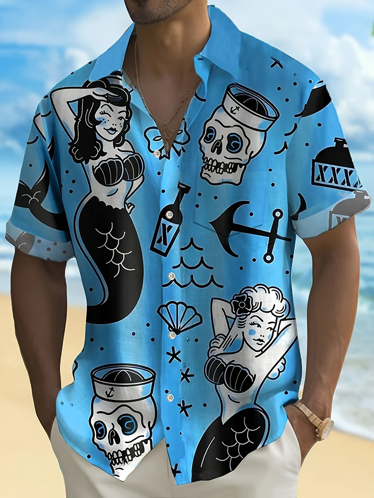 Summer Men's Fashion Casual So - Resort Shirt Floral recensie en prijs