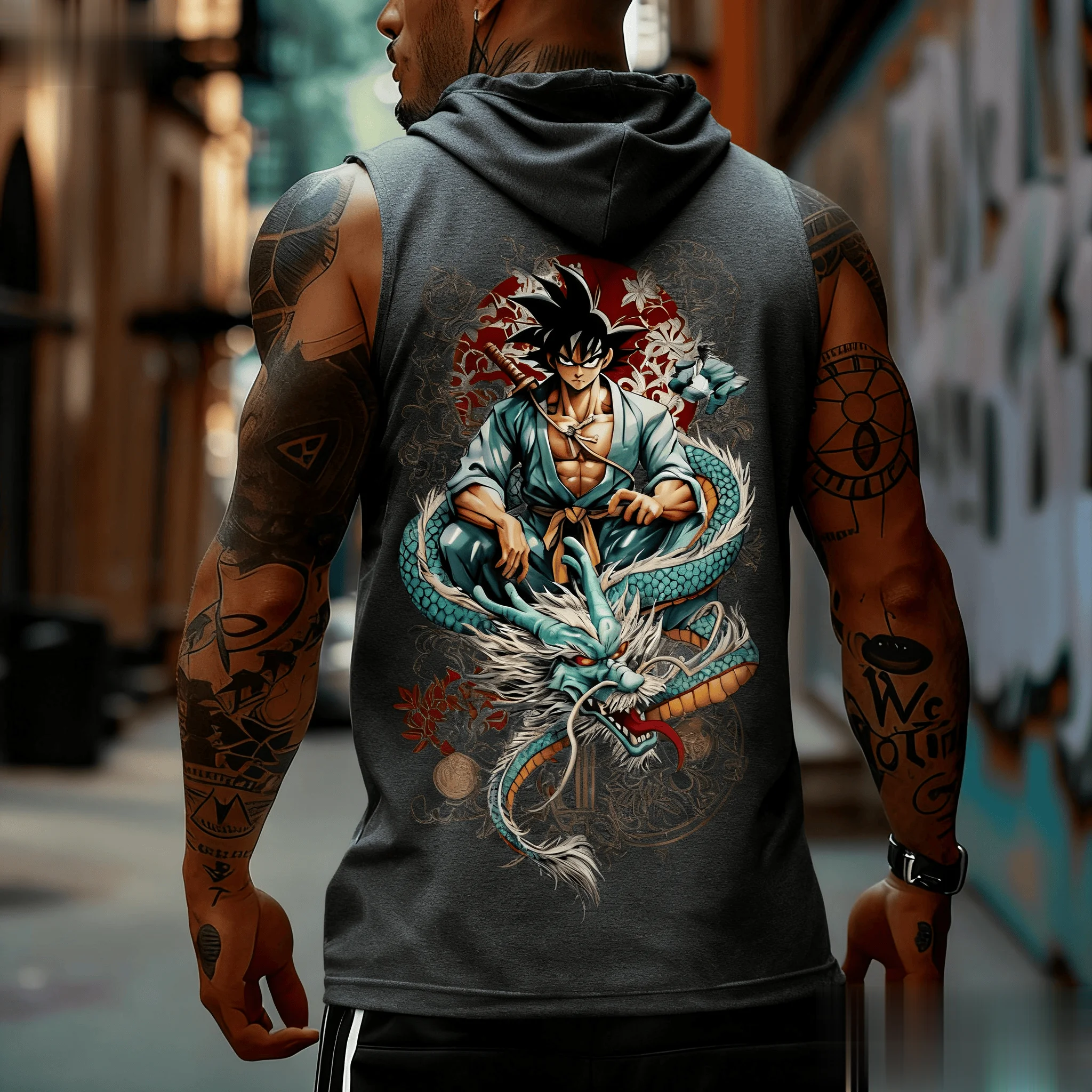 Dragon Ball Goku Anime Men Tan - Tank Top Muscle recensie en prijs