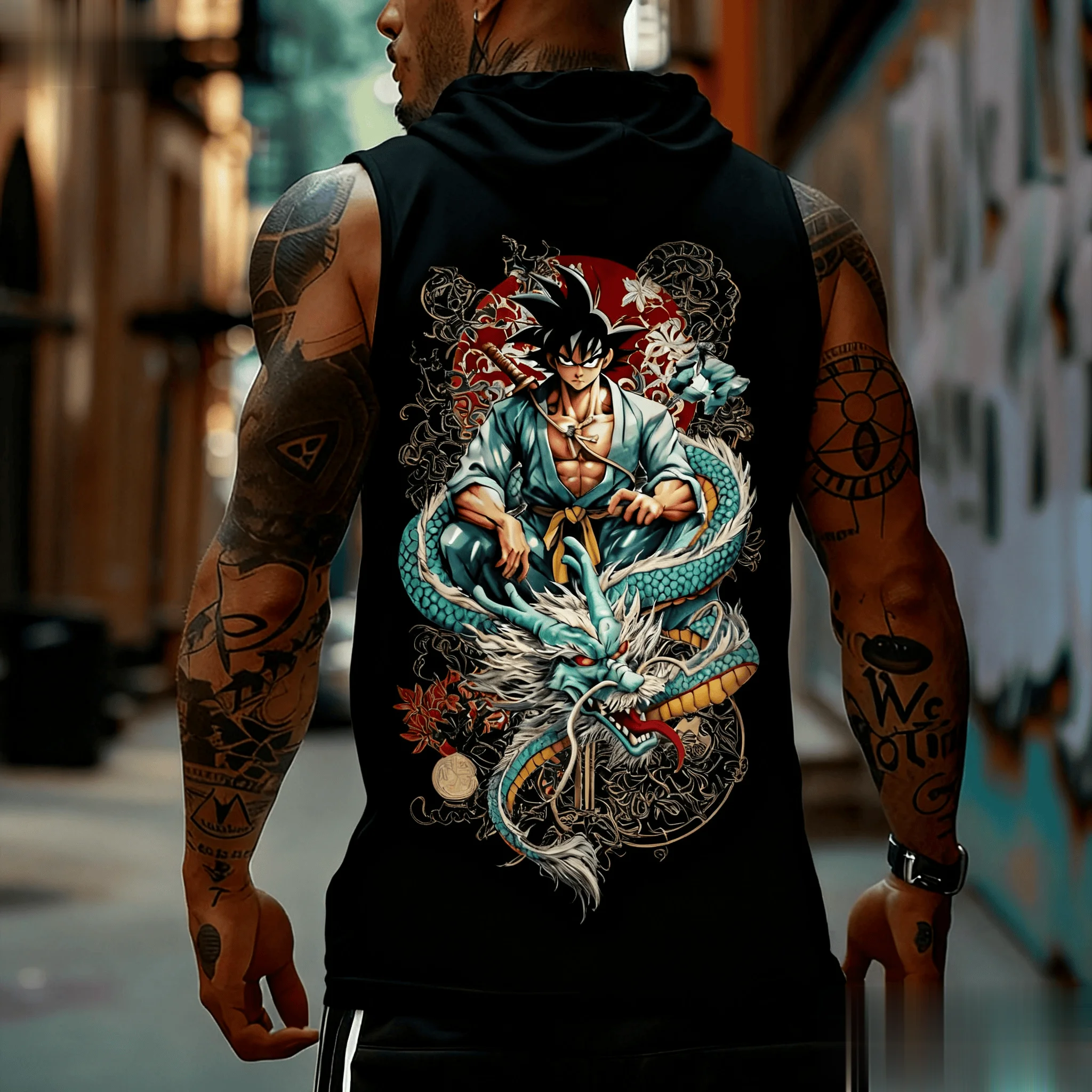 Dragon Ball Goku Anime Men Tan - Tank Top Muscle recensie en prijs