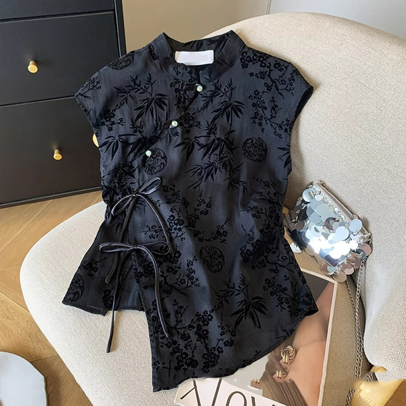Retro Thin Shirt New Chinese S - Shirt Camp Collar recensie en prijs