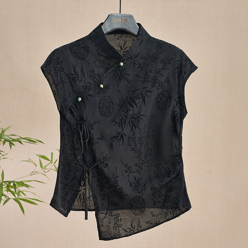 Retro Thin Shirt New Chinese S - Shirt Camp Collar recensie en prijs
