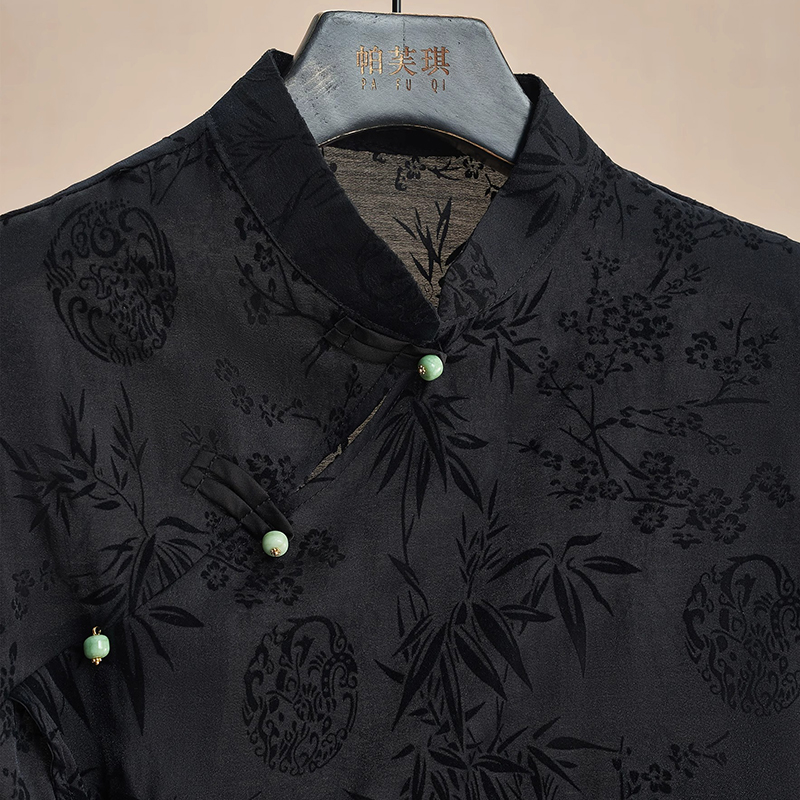 Retro Thin Shirt New Chinese S - Shirt Camp Collar recensie en prijs