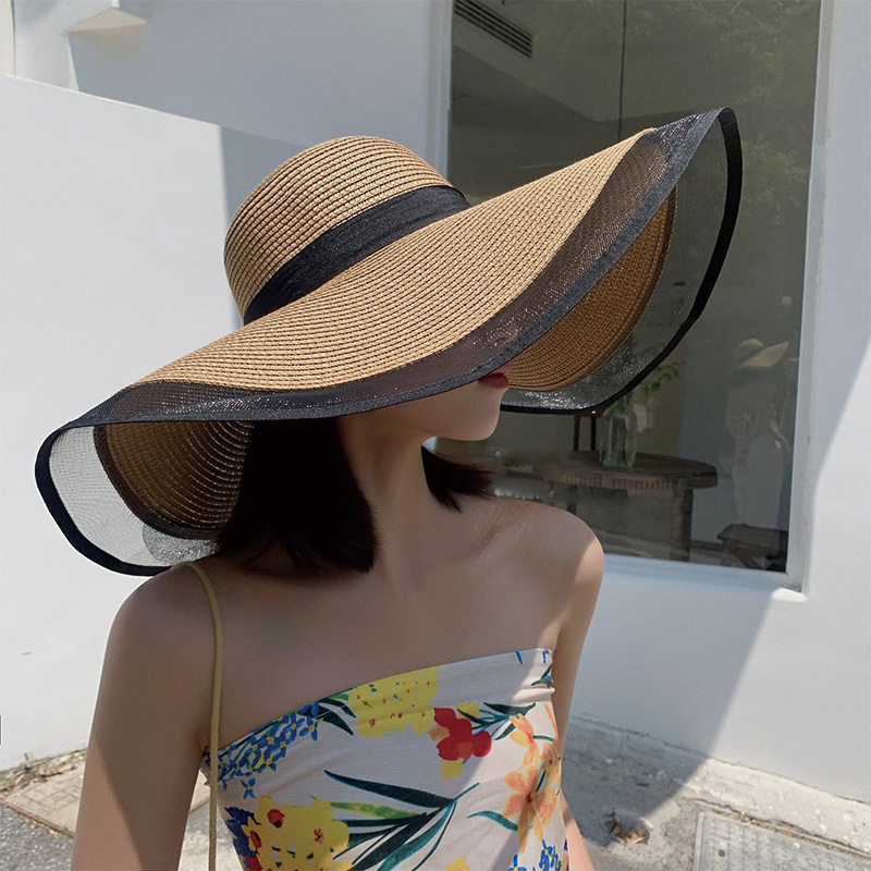 Women Sun Hat Big Eaves Waves  - Bucket Hat Straw recensie en prijs
