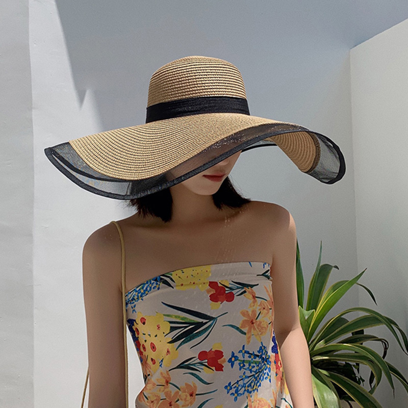 Women Sun Hat Big Eaves Waves  - Bucket Hat Straw recensie en prijs