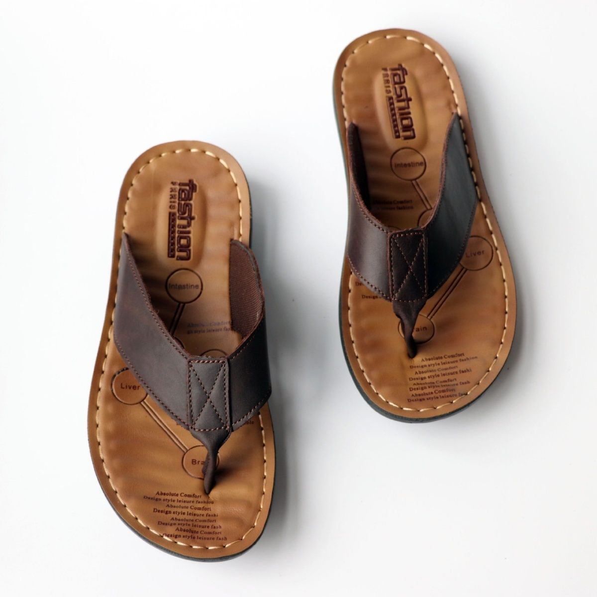 Summer Shoes Men Slippers Genu - Flip Flop Leather Men recensie en prijs
