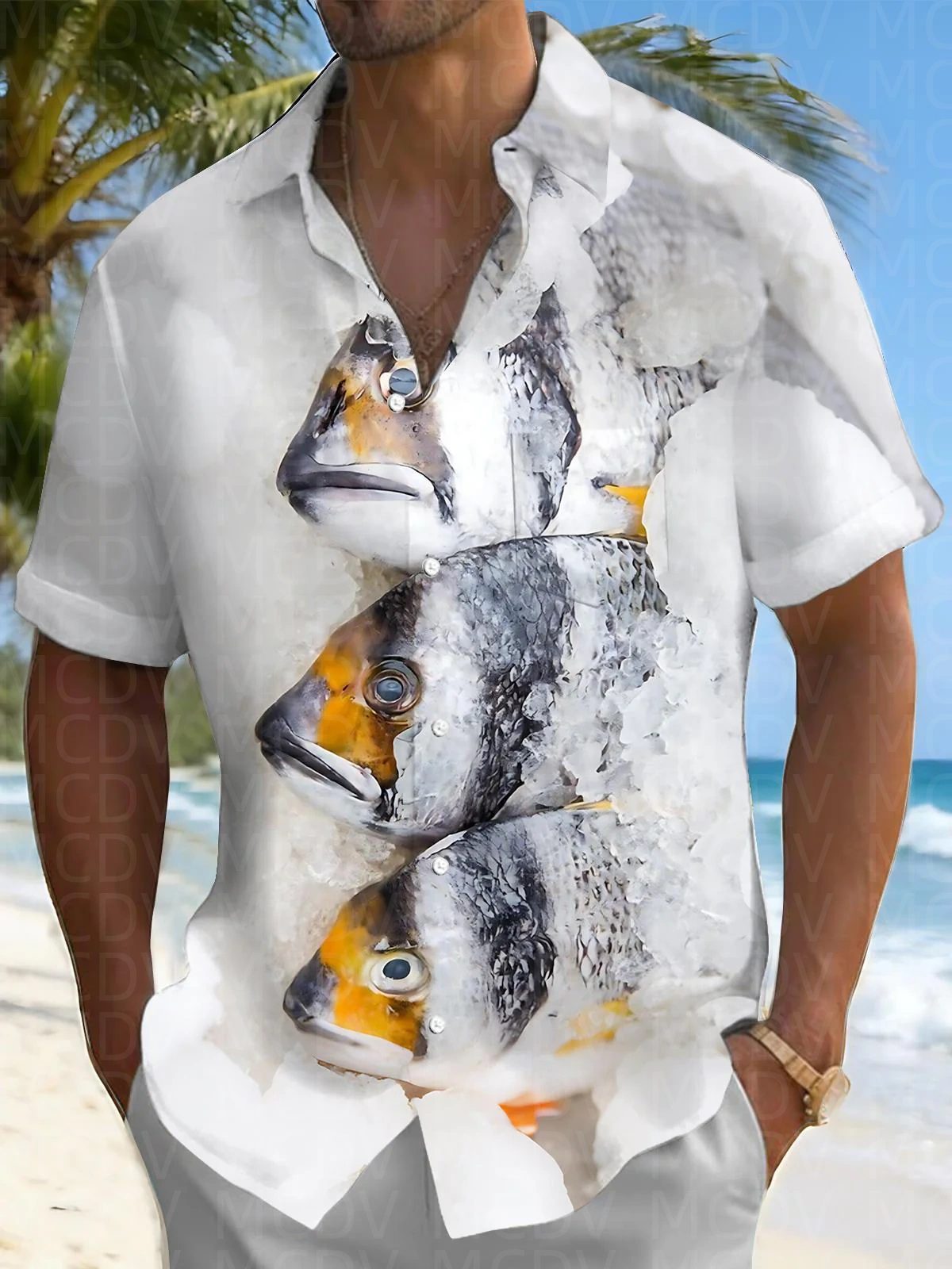 Bird Pattern Men's Hawaiian Sh - Shirt Camp Collar recensie en prijs