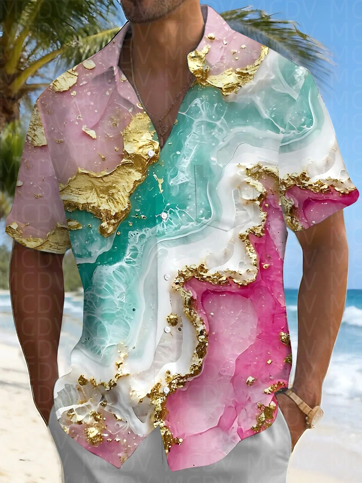 Bird Pattern Men's Hawaiian Sh - Shirt Camp Collar recensie en prijs