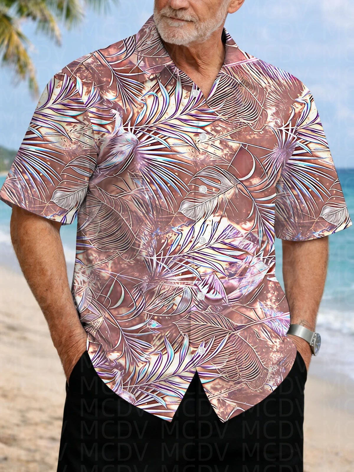 Bird Pattern Men's Hawaiian Sh - Shirt Camp Collar recensie en prijs