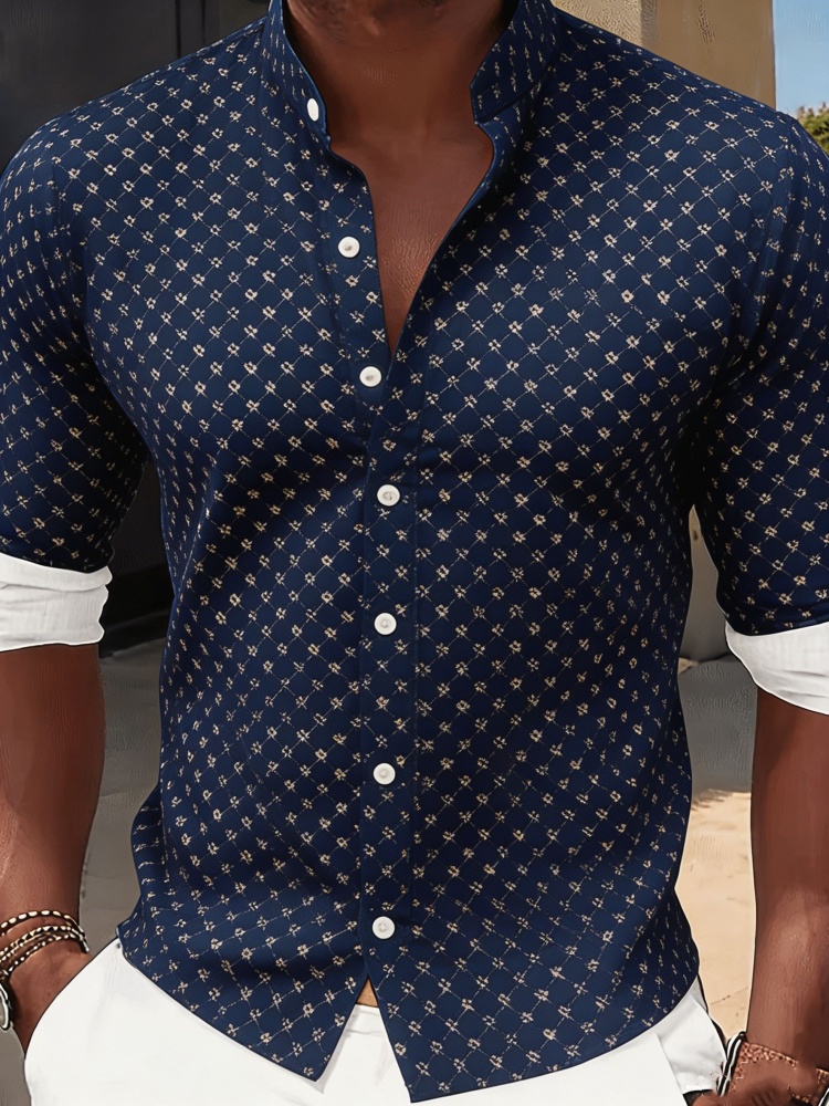 Mens Stylish Slim Fit Shirt Na - Resort Shirt Floral recensie en prijs
