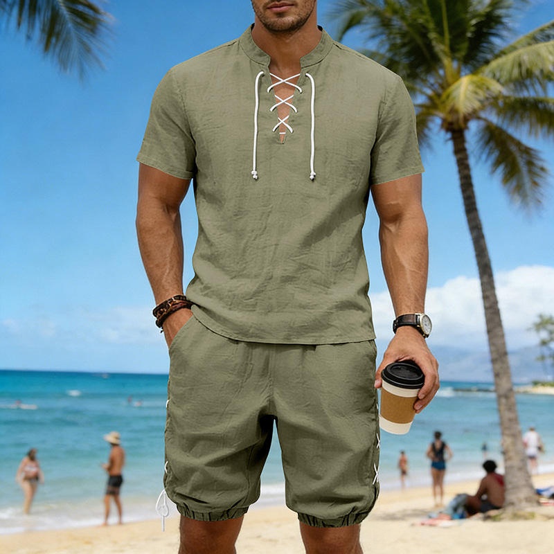 Summer Linen Loose Casual Men' - Linen Shirt Breathable recensie en prijs