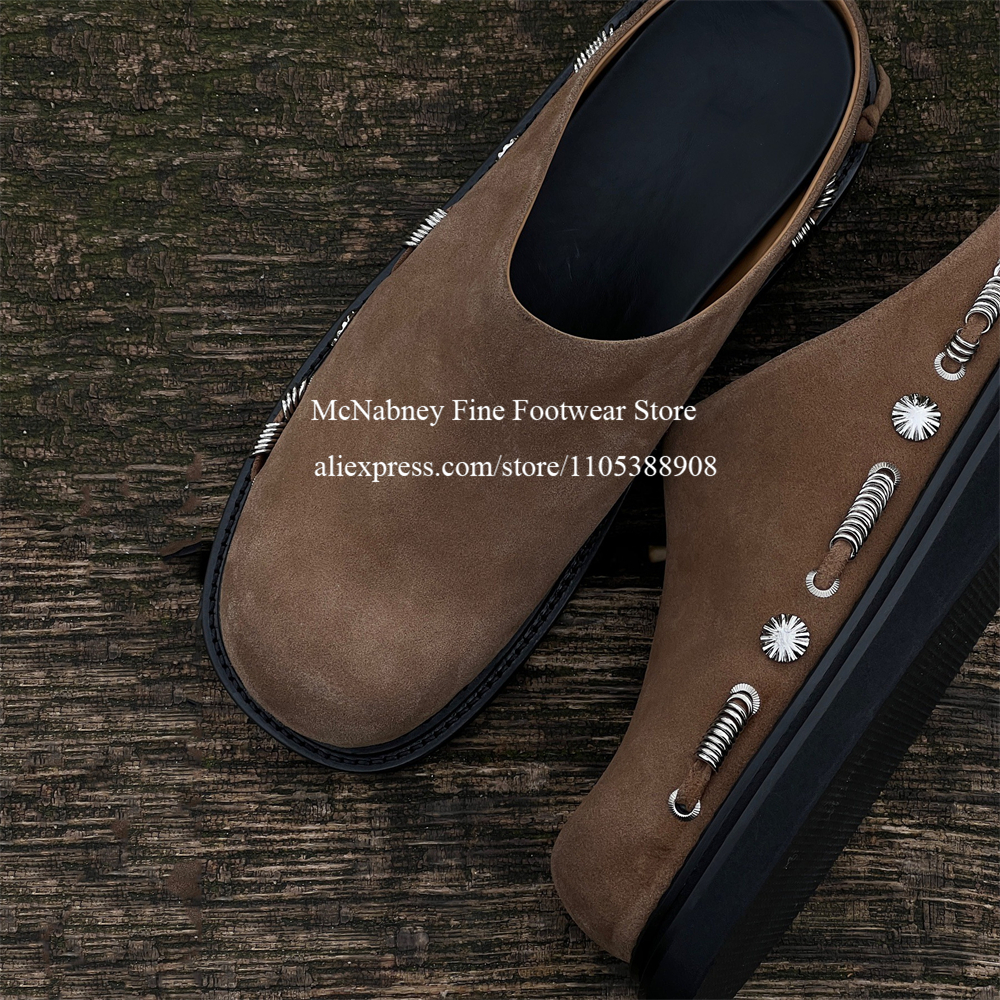 Fashion Men Suede Slip on Mule - Flip Flop Leather Men recensie en prijs