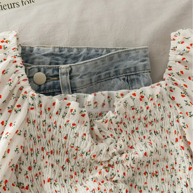 Blouses Shirts Women Floral Dr - Short Linen Drawstring recensie en prijs