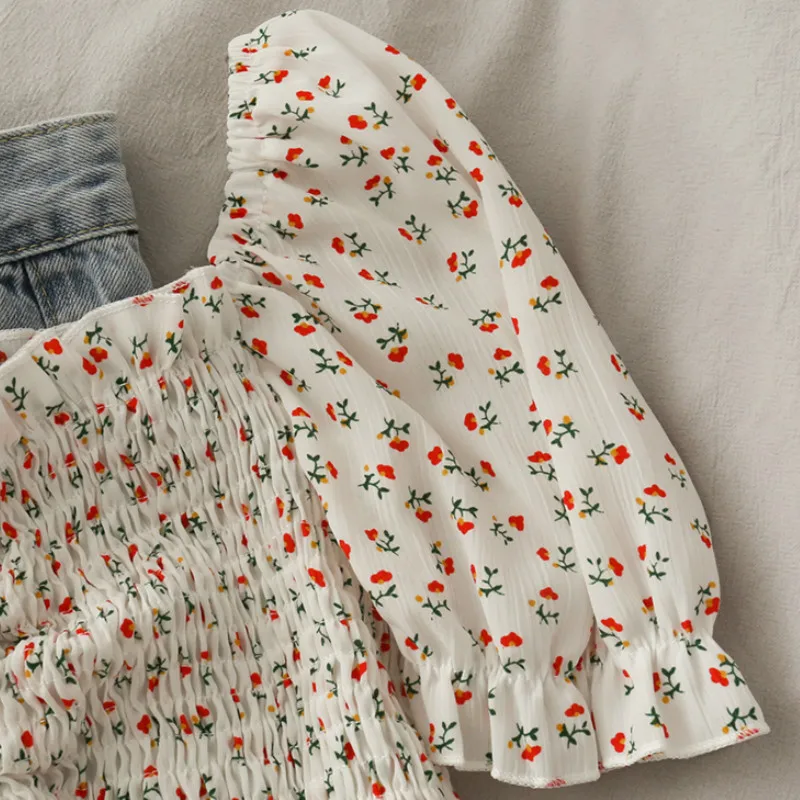Blouses Shirts Women Floral Dr - Short Linen Drawstring recensie en prijs