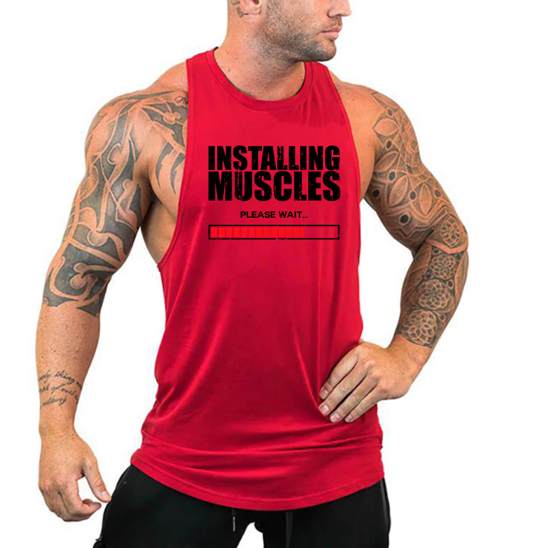 Installing Muscles Please Wait - Tank Top Muscle recensie en prijs