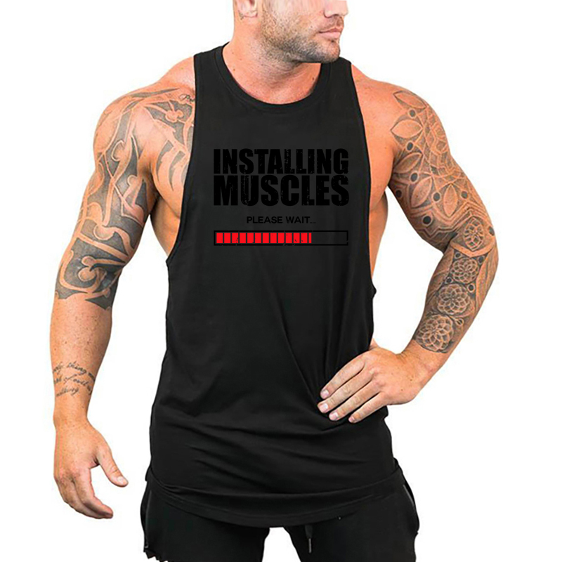 Installing Muscles Please Wait - Tank Top Muscle recensie en prijs