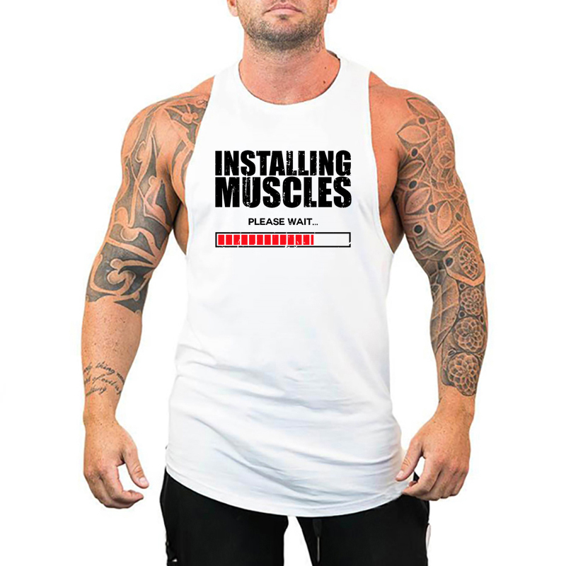 Installing Muscles Please Wait - Tank Top Muscle recensie en prijs