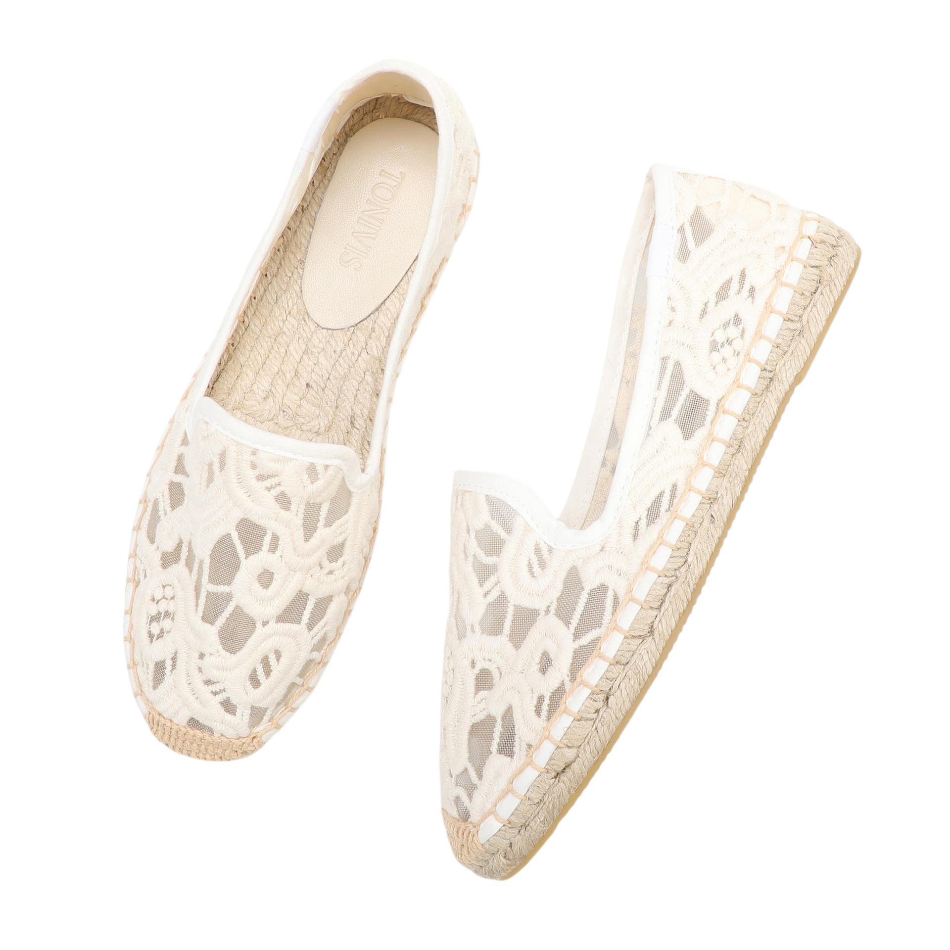 Women Lace Espadrilles Flats S - Espadrille Slip On recensie en prijs